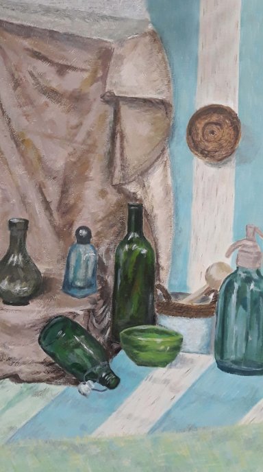 Małgorzata Kmieciak - martwa natura, akryl